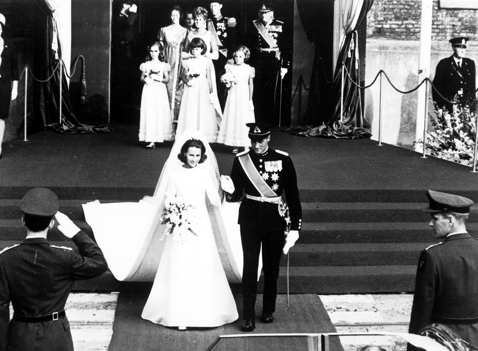1968: Prince Harald and Sonja Haraldsen